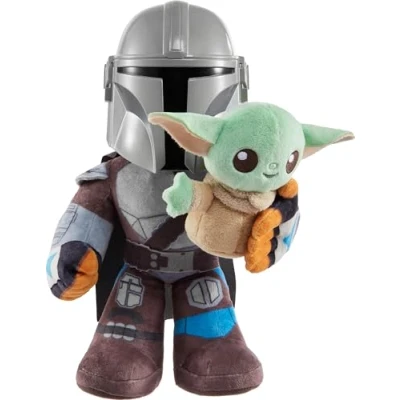 Afbeelding van Mattel Games Star Wars Mandalorian Grogu Teddy Veelkleurig
