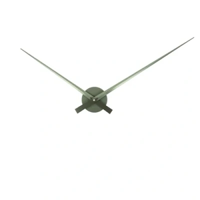 Afbeelding van Karlsson Wandklok Little Big Time Metallic Groen 77.5x2.2x77.5cm Scandinavisch