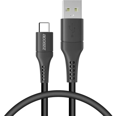Afbeelding van Accezz USB C naar kabel 0,2 meter Zwart