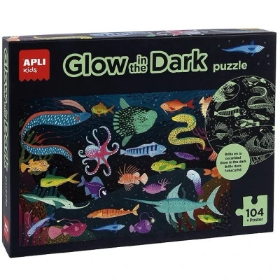 Afbeelding van VillaSabe APLI Glow in de dark puzzel Oceaan