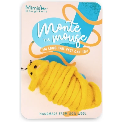 Afbeelding van Kattenspeeltje monte de muis geel