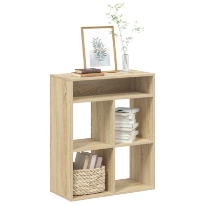 Afbeelding van vidaXL Boekenkast 66x31x80 cm bewerkt hout sonoma eikenkleurig