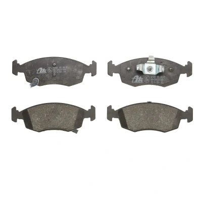 Afbeelding van ATE 13.0460 7289.2 Remblokkenset Met akoestische slijtagewaarschuwing FIAT: Panda III Hatchback, 500 C Convertible, LANCIA: Ypsilon