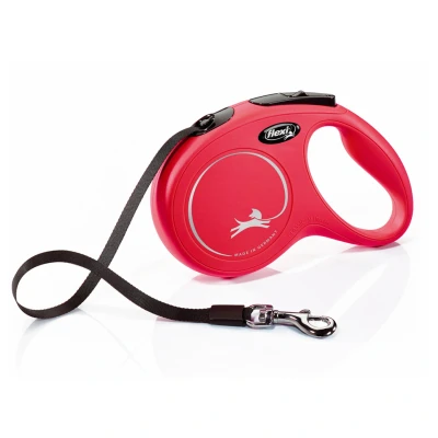 Afbeelding van Hondenriem new classic band m rood 5m