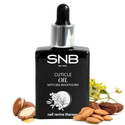 Afbeelding van SNB Professional Nail Revive Theraphy Cuticle Oil 15 ml met jojoba olie, amandelolie, arganolie, vitamine E, nagel en nagelriemolie, nagelverzorgingsolie