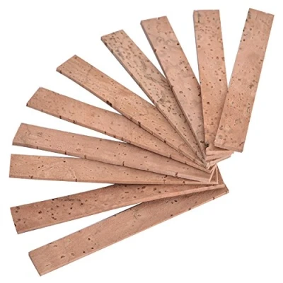 Afbeelding van Klarinet Kurk Nekafdichting Houten Blad Zacht Duurzaam Accessoires Reparatie Windinstrumenten (Set van 10)
