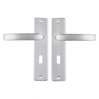 Afbeelding van Deurklink met sleutelschild Starx 56 mm (Aluminium)