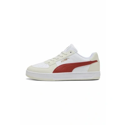 Afbeelding van Puma Caven 2.0 Sneakers, uniseks, White Red Fire Vapor Gray, 46 EU