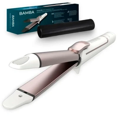 Image de Lisseur à cheveux Cecotec Bamba RitualCare 1000 HidraProtect 2 en 1 Blanc/Rose