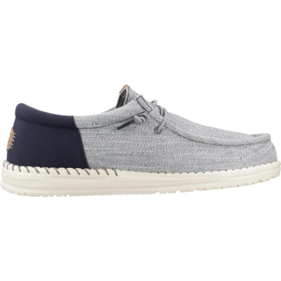 Afbeelding van HEYDUDE Wally Funk Nylon Craft Heren Instappers Navy Maat 43
