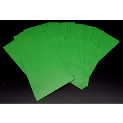 Afbeelding van docsmagic.de 100 Matt Green Card Sleeves standaardmaat 66 x 91 cm, groen PKM MTG
