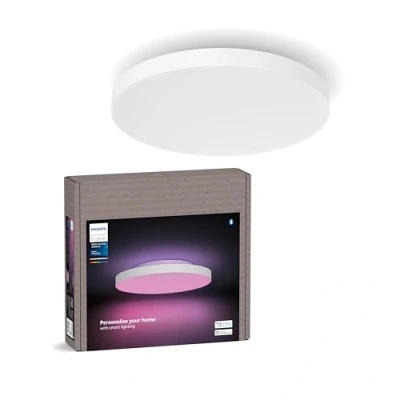 Image de Philips Hue Datura Panneau Lumineux White and Color Rond Blanc