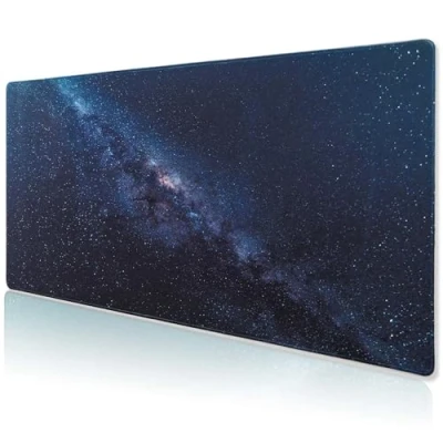 Afbeelding van DOBAOJIA XL muismat 700 x 300 mm, gaming muismat, bureauonderlegger, toetsenbord en desktopcomputermat, overloopvrij oppervlak antislip basis