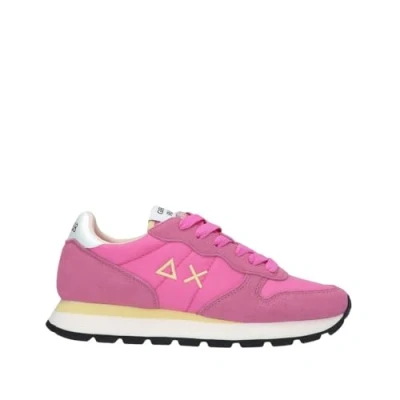 Afbeelding van Sun68 ALLY Solid Sneakers laag, Dames, Maat: 37, Ciclamino Nylon