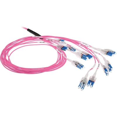 Afbeelding van ACT DC5501 Multimode 50/125 OM4 Prefab Glasvezelkabel 24F LC Polarity Twist 5 meter