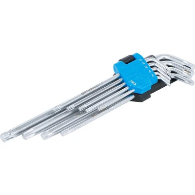 Afbeelding van BGS Stiftsleutelset extra lang torx T10 T50 9 delig