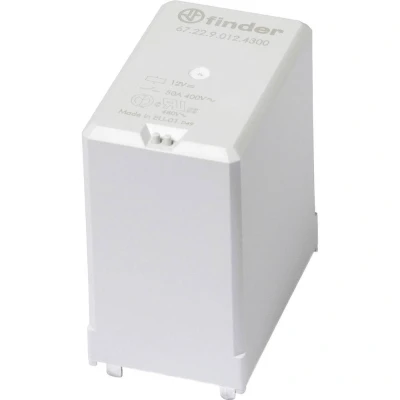 Afbeelding van Finder 67.22.9.012.4300 Printrelais 12 V/DC 50 A 2x NO 1 stuk(s)