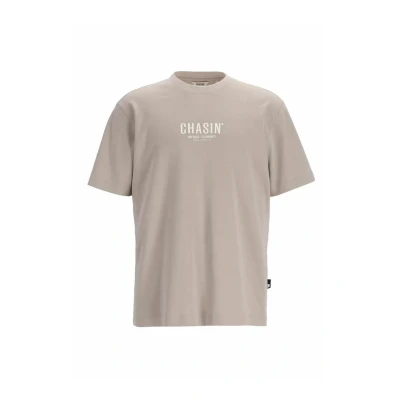 Afbeelding van CHASIN&#039; Tshirt print, Heren, Maat: XXL, Beige