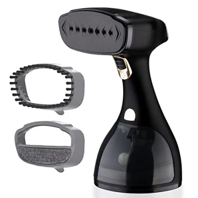 Afbeelding van Steamer Stoomstrijkijzer (1500 W, 300 ml, Quick &amp; Go Automatisch) LCD handstoomborstel, voor kleding en overhemden strijken Stoombeugel Steam Iron strijkmachine