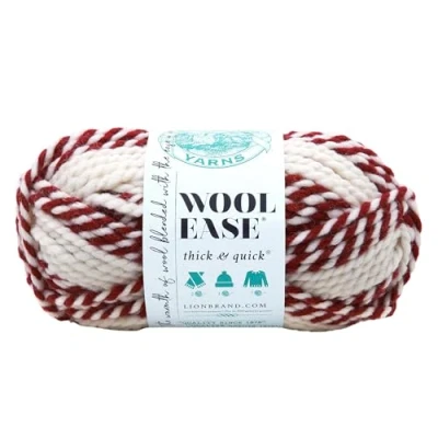 Afbeelding van Lion Brand Yarns acrylgaren, gemakkelijk te verwerken, 21,59 x 9,53 cm, beacon rood