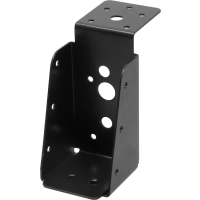 Afbeelding van Wovar Balkdrager Zwart met lip Verzinkt voor 5 x 10 cm Balken Per Stuk