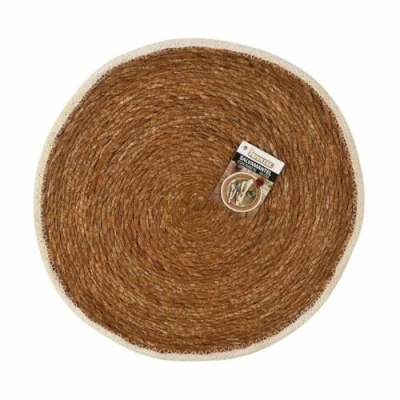 Afbeelding van Placemat Privilege Zeealgen Bruin Met rand Ø 35 cm (36 Stuks)