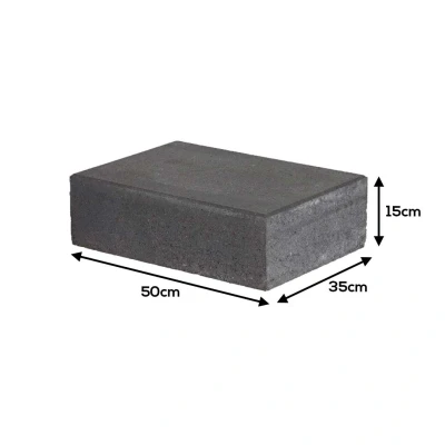 Afbeelding van Traptrede Antraciet 50x35x15cm