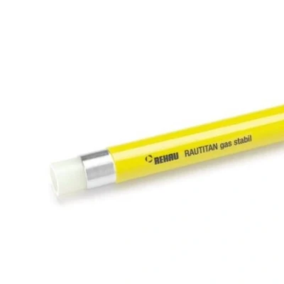 Afbeelding van Rautitan GAS gele meerlagenbuis 25 x 3,7 mm (25