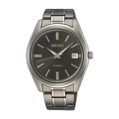 Afbeelding van Seiko Titan SUR375P1 Horloge, Heren, Maat: One Size, Grau