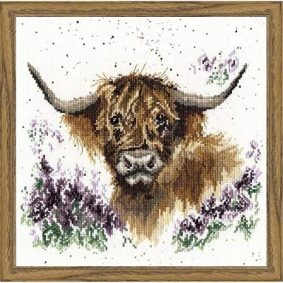 Afbeelding van Bothy Threads borduurpakket Highland Heathers XHD9 borduren