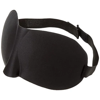 Afbeelding van Satin Curvy Eye Mask With Elastic Straps