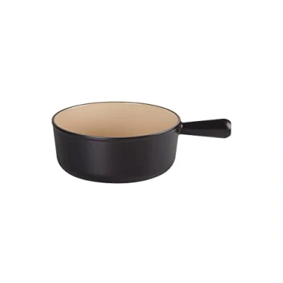 Afbeelding van Le Creuset Fonduepan Tradition Mat Zwart ø 24 cm / 3.3 Liter