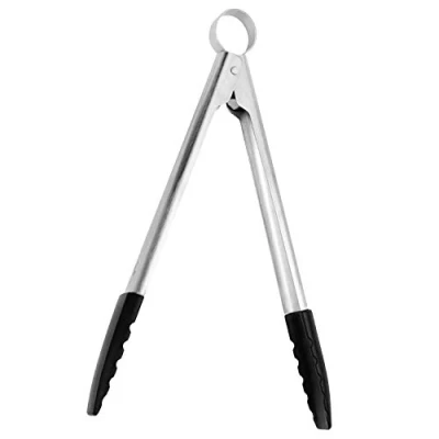 Afbeelding van Lurch Tango tang uit rvs en silicone zwart 24cm