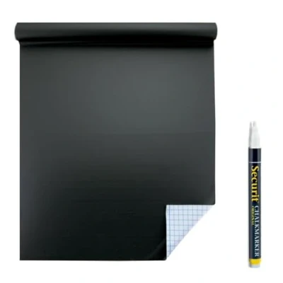 Afbeelding van Krijtbord stickerrol Securit, 45 cm breed, 100 op rol