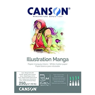 Afbeelding van Canson Manga tekenblok DIN A3, 250 g/qm