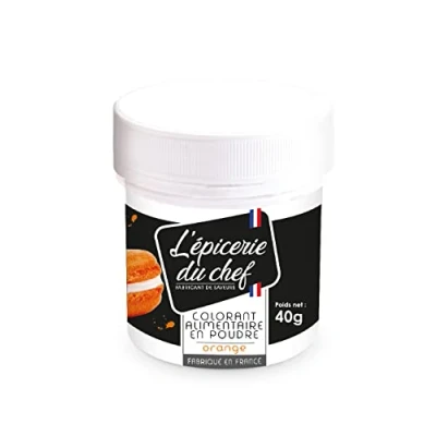 Afbeelding van Epicerie du Chef Kunstmatige poederverf, 40 g, oranje