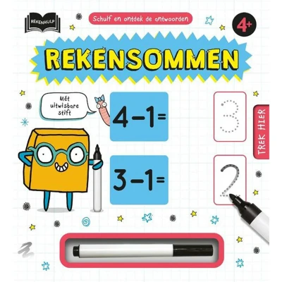 Afbeelding van Uitgeverij rebo schuif en ontdek de antwoorden rekensommen