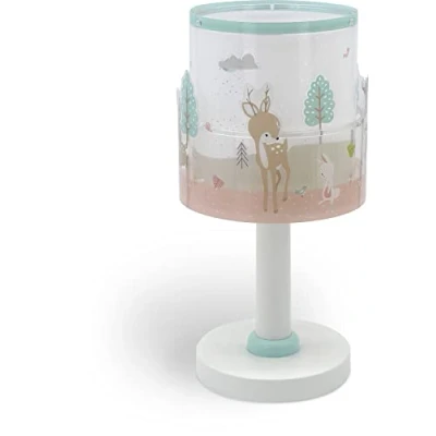 Afbeelding van Dalber Tafellamp voor kinderen Loving Deer Herten Roze