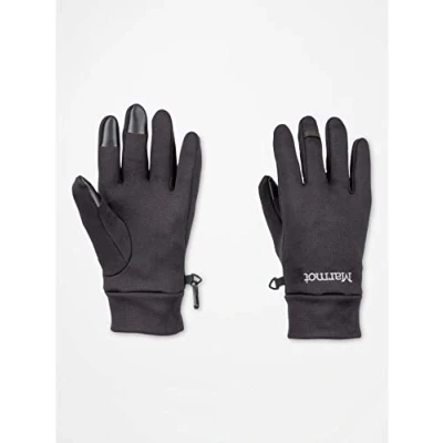 Afbeelding van Marmot Power Stretch Connect Herenhandschoenen, winddicht, waterdichte handschoenen met touchscreen functie, zwart, XS