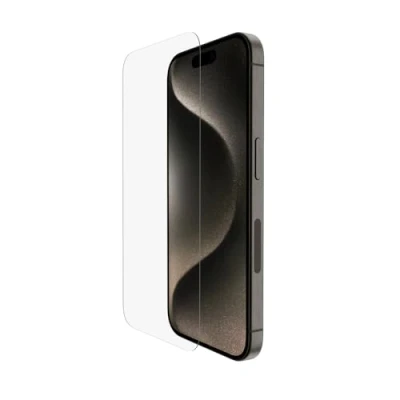 Image de Belkin Protection d&#039;écran pour téléphone portable verre trempé, traité Apple iPhone 15 Pro
