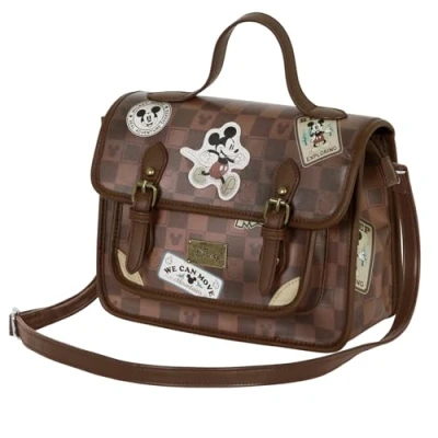 Afbeelding van Disney Satchel Schoudertas, uniseks, 1 stuk, Mickey Mouse bruin, Schoudertas Rugzak