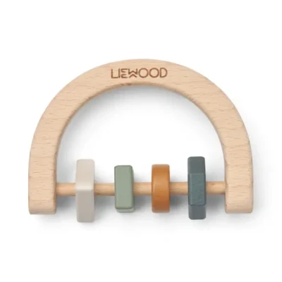 Afbeelding van Liewood rammelaar bryn faune green multi mix
