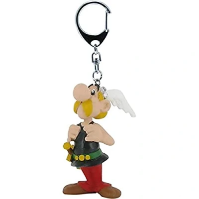 Afbeelding van Asterix: Proud ( Holding Suspenders ) 11 cm Keychain
