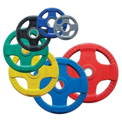 Afbeelding van Body Solid Gekleurde Rubberen Olympische Halterschijven 50 mm ORCK per stuk