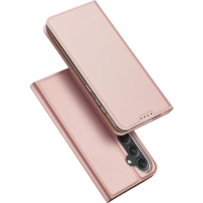 Afbeelding van Dux Ducis Telefoon Hoesje geschikt voor de Samsung Galaxy S23 FE Skin Pro Book Case Rose Goud