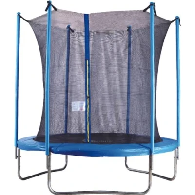 Afbeelding van Trampoline Met Veiligheidsnet Ø244cm Blauw Outdoor