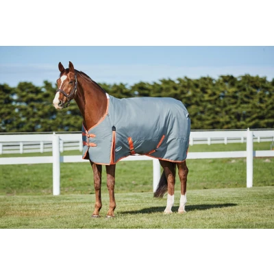 Image de Weatherbeeta Comfitec Classic Standard Neck Medium Gunmetal/Corail 155/205