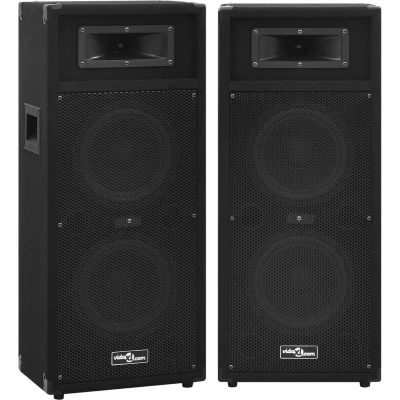 Afbeelding van VidaXL Hifi podiumluidsprekers 2 st passief professioneel 1000 W zwart