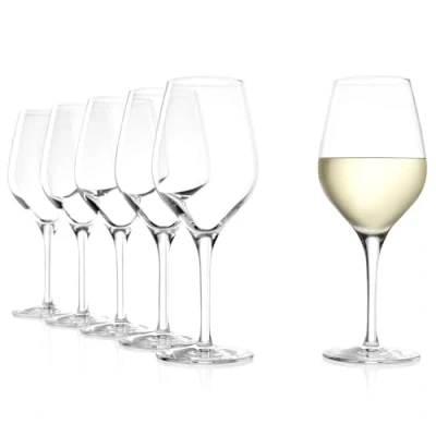 Afbeelding van Stölzle_Lausitz Prachtige witte wijnglazen, 350 ml, 6 vaatwasmachinebestendig en onbreekbaar, hoogwaardig kristalglas, stuks, premium kwaliteit