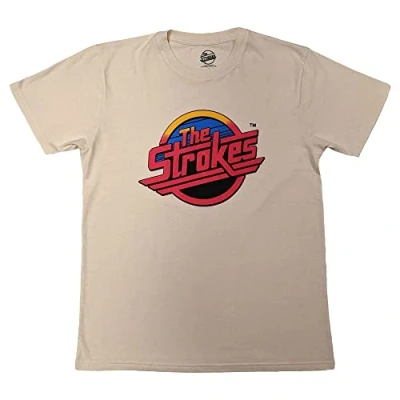 Afbeelding van The Strokes Red Logo Heren T shirt L Creme